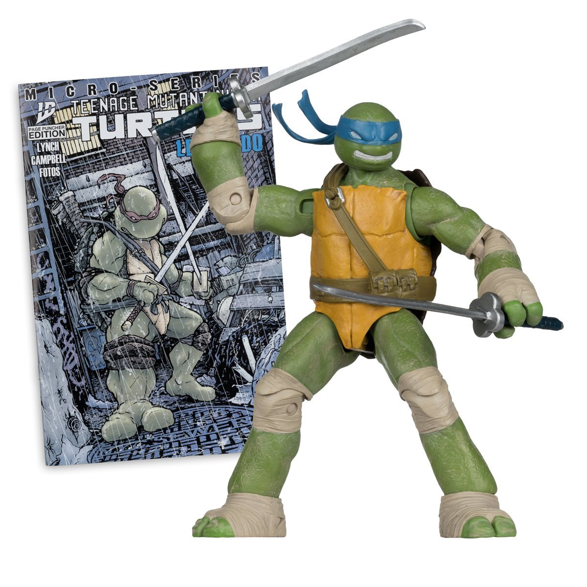 McFarlane Teenage Mutant Ninja Turtles Leonardo, Page Punchers Edition