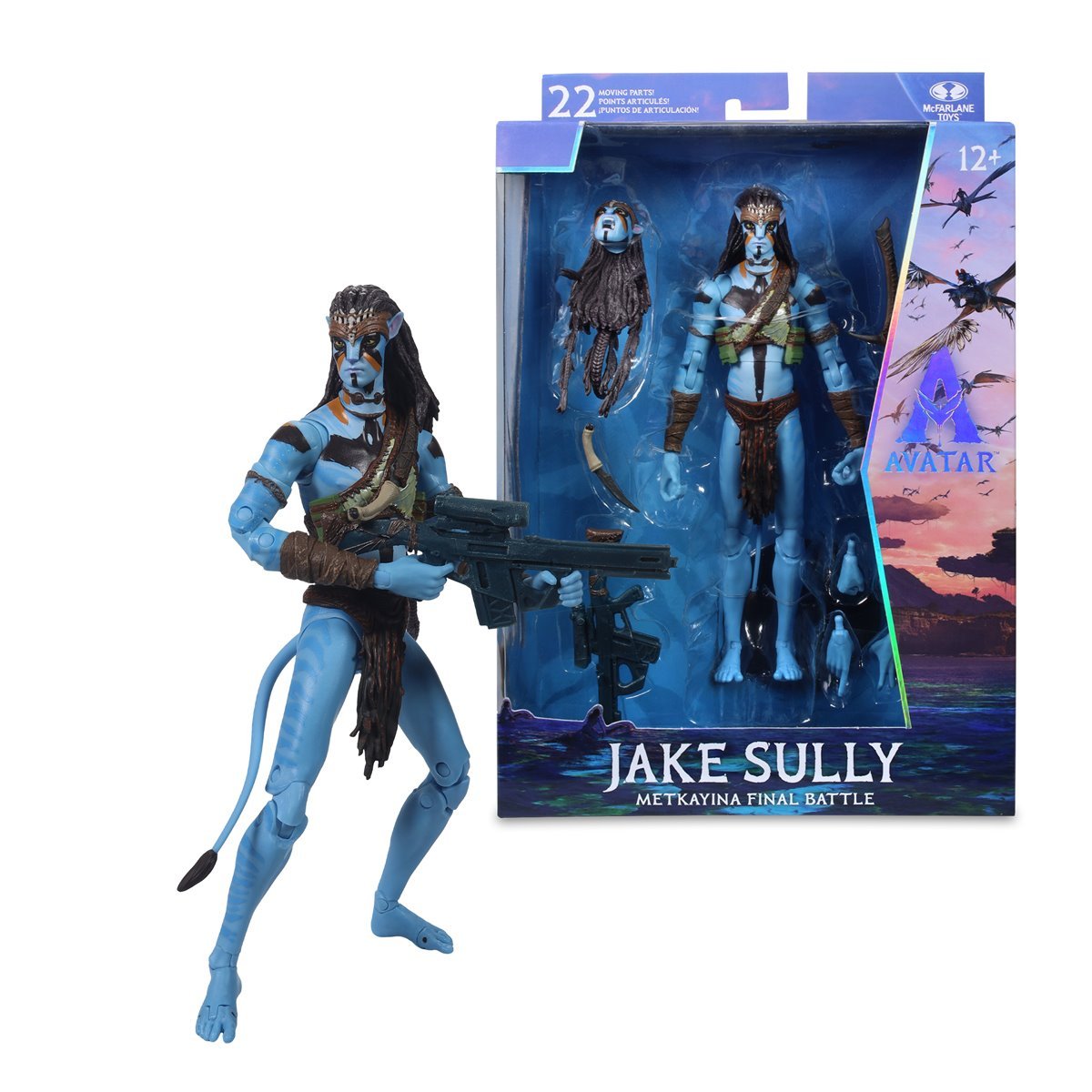Avatar: Fire and Ash Jake Sully Metkayina Final Battle, McFarlane Collector Edition 7-Inch Scale Action Figure