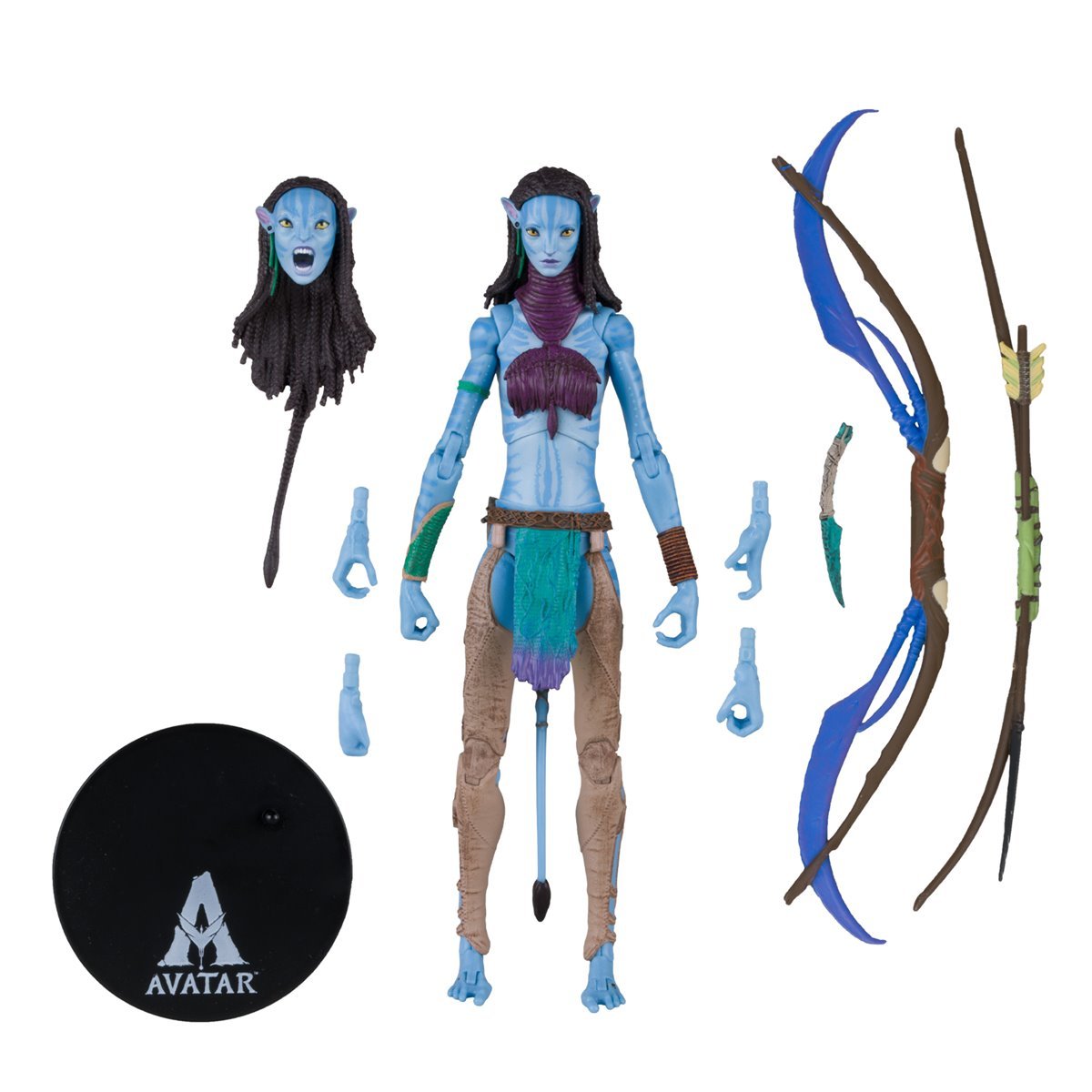 Avatar: Fire and Ash Neytiri Omatikaya Warrior, McFarlane Collector Edition 7-Inch Scale Action Figure