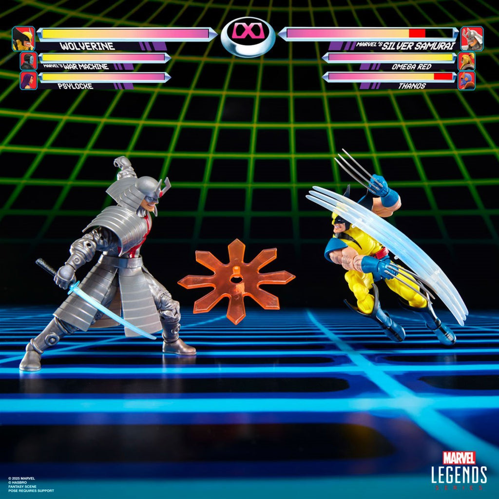 Marvel Legends Series Gamerverse Wolverine vs. Silver Samurai 6-Inch Action Figures