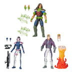 Marvel Legends Series X-Force Domino, Rictor, and Cannonball 3-Pack Action Figures