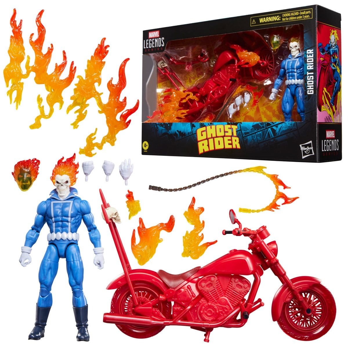 Marvel Legends Ghost Rider Johnny Blaze with Motorcycle Deluxe Action Figure