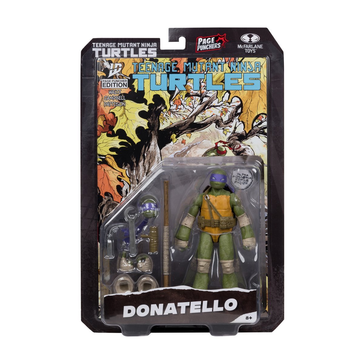 McFarlane Teenage Mutant Ninja Turtles Donatello, Page Punchers Edition