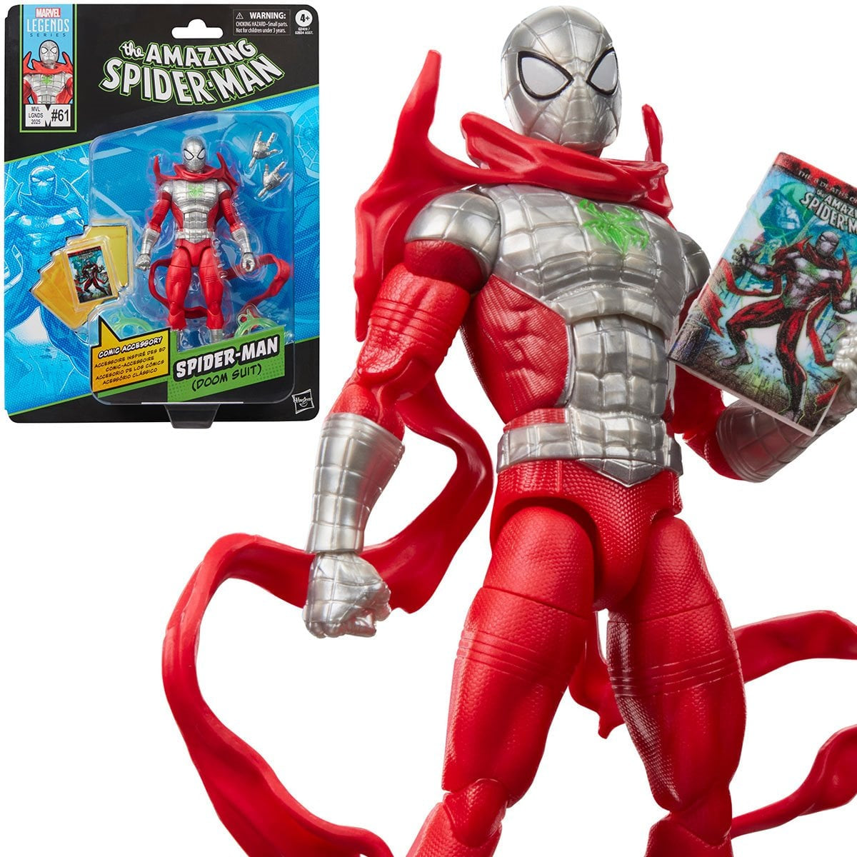 Marvel Legends Series Spider-Man (Doom Suit) (Mini Comics Wave 3) Action Figure
