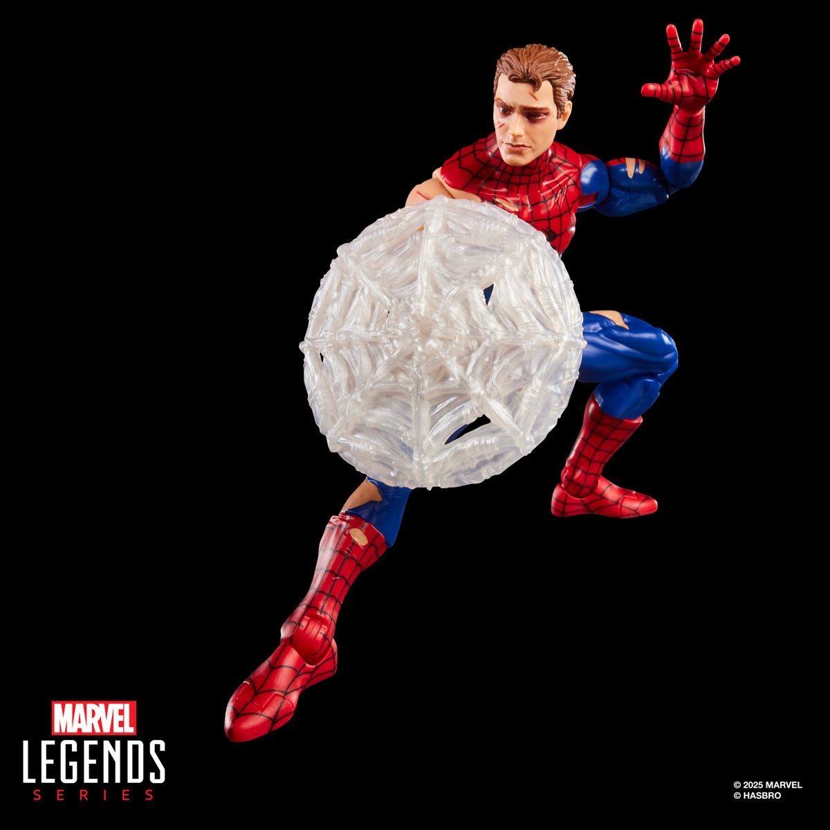 Spider-Man Marvel Legends Magic: The Gathering Battle-Damaged Spider-Man 6-Inch Action Figure and Card