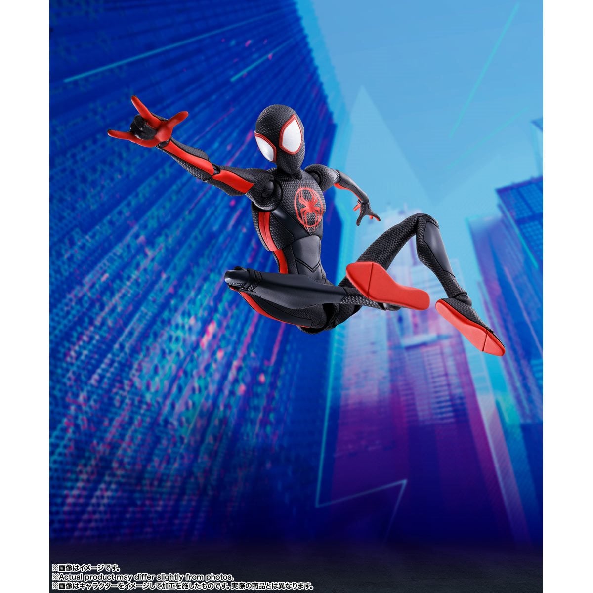 S.H.Figuarts Spider-Man: Across the Spider-Verse Spider-Man Miles Morales Action Figure - Reissue