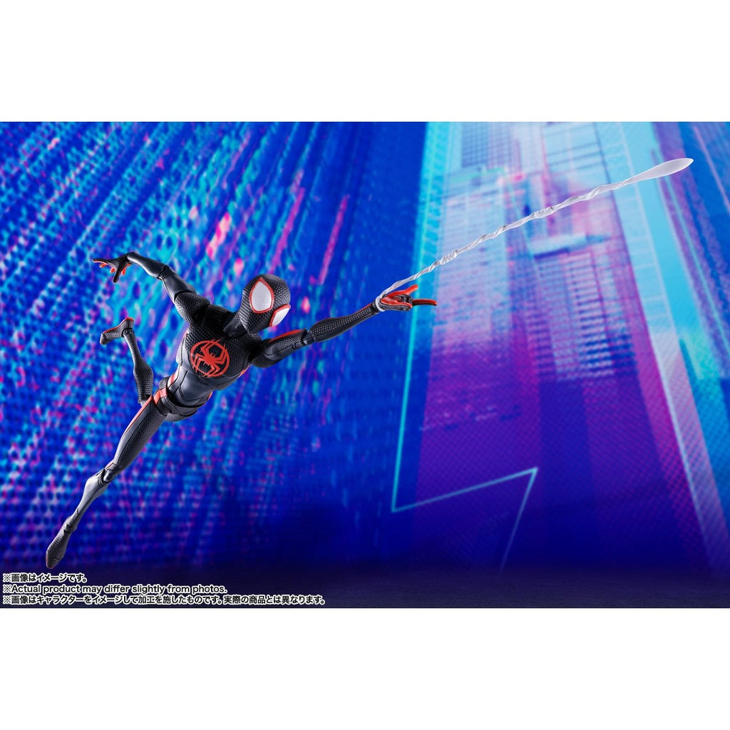 S.H.Figuarts Spider-Man: Across the Spider-Verse Spider-Man Miles Morales Action Figure - Reissue