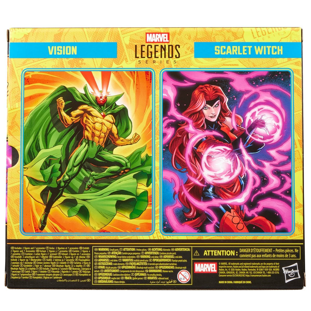 Marvel Legends Avengers: The Crossing Vision & Scarlet Witch 6-Inch Action Figures