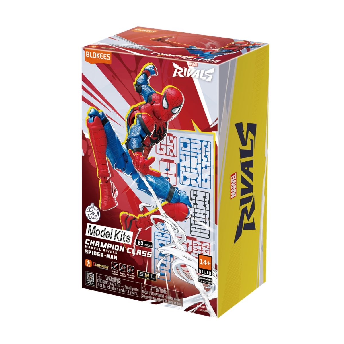 Blokees Marvel Rivals Spider-Man Champion Class Model Kit