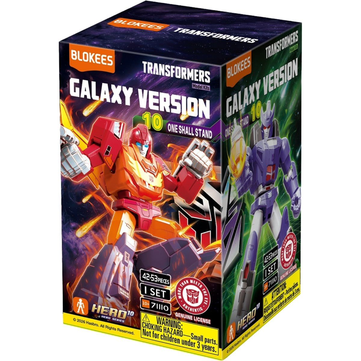 Blokees Transformers Galaxy Version 10 One Shall Stand Mini Model Kit (Single Blind Box)