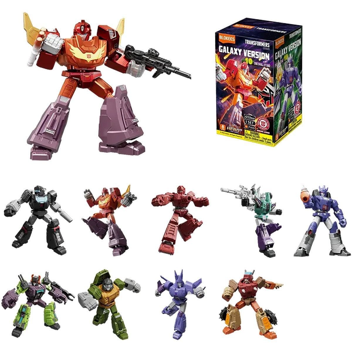 Blokees Transformers Galaxy Version 10 One Shall Stand Mini Model Kit (Single Blind Box)