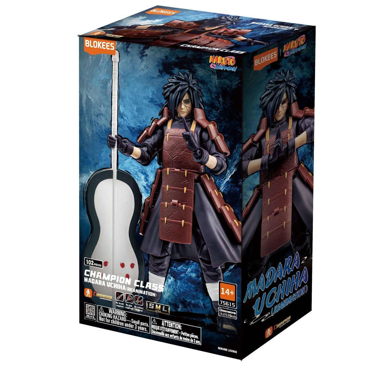 Blokees Nartuto Shippuden Madara Uchiha Reanimation Jutsu Champion Class CC05 Model Kit