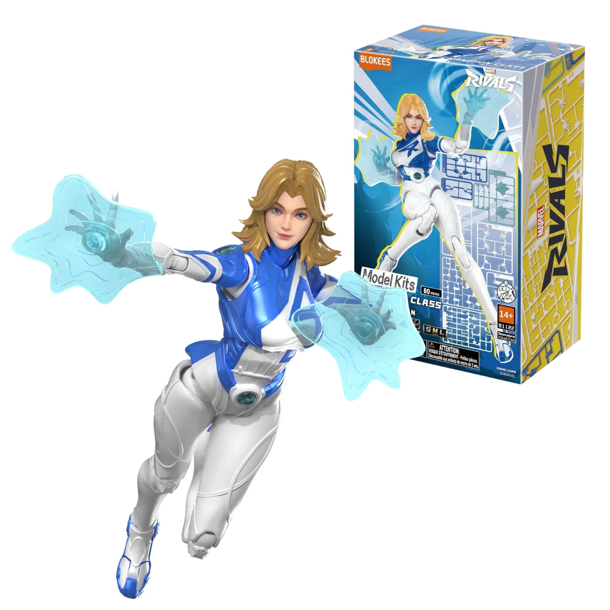 Blokees Marvel Rivals Fantastic Four Invisible Woman Champion Class Model Kit