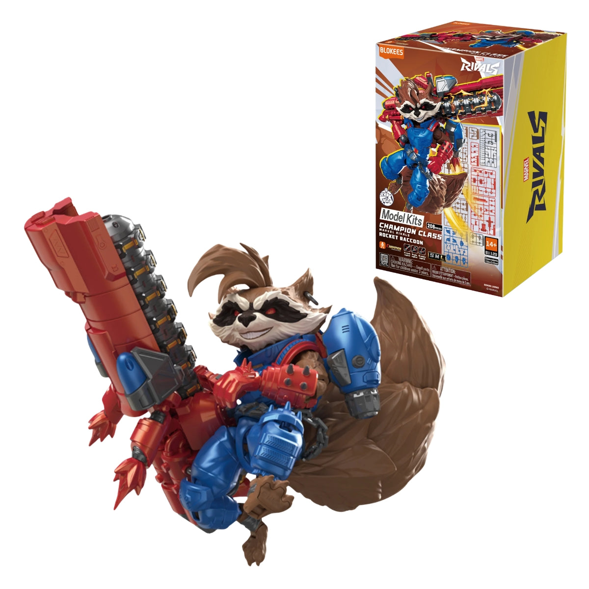 Blokees Marvel Rivals Rocket Raccoon Champion Class Model Kit