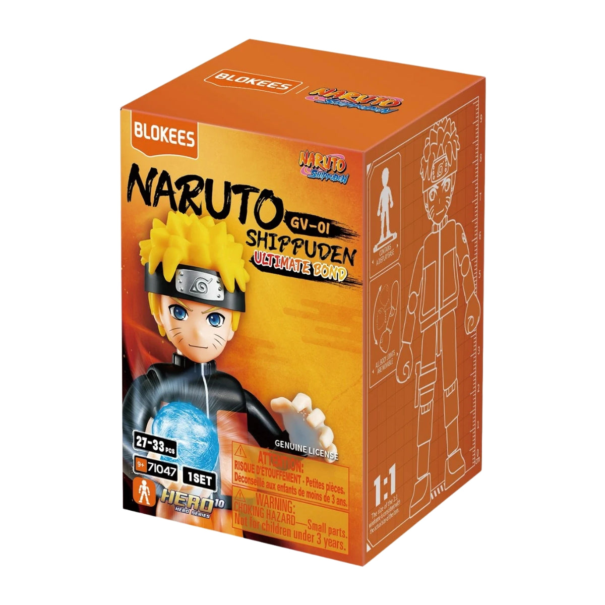 Blokees Naruto Galaxy Version 01 Ultimate Bond Mini Model Kit (Single Blind Box)