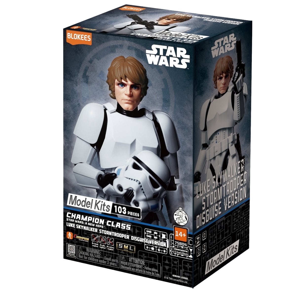Blokees Star Wars: A New Hope Luke Skywalker Stormtrooper Disguise Version Model Kit