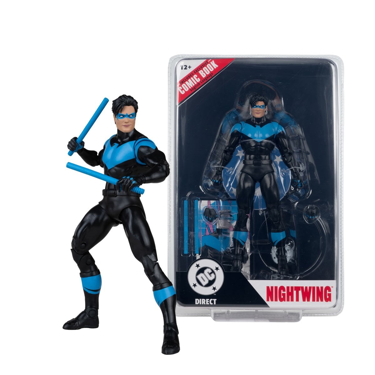 McFarlane DC Direct Page Punchers Wave 14 Nightwing #81 7-Inch Scale Action Figure with Comic