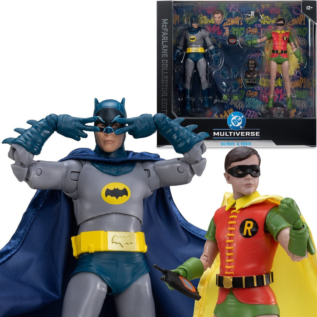 McFarlane Collector Edition #5 DC Multiverse Batman and Robin Batman Classic TV Series 7-Inch Action Figure 2-Pack