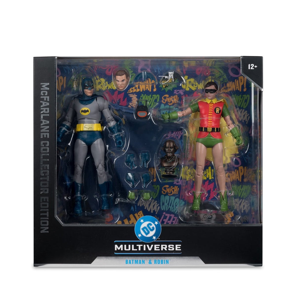 McFarlane Collector Edition #5 DC Multiverse Batman and Robin Batman Classic TV Series 7-Inch Action Figure 2-Pack