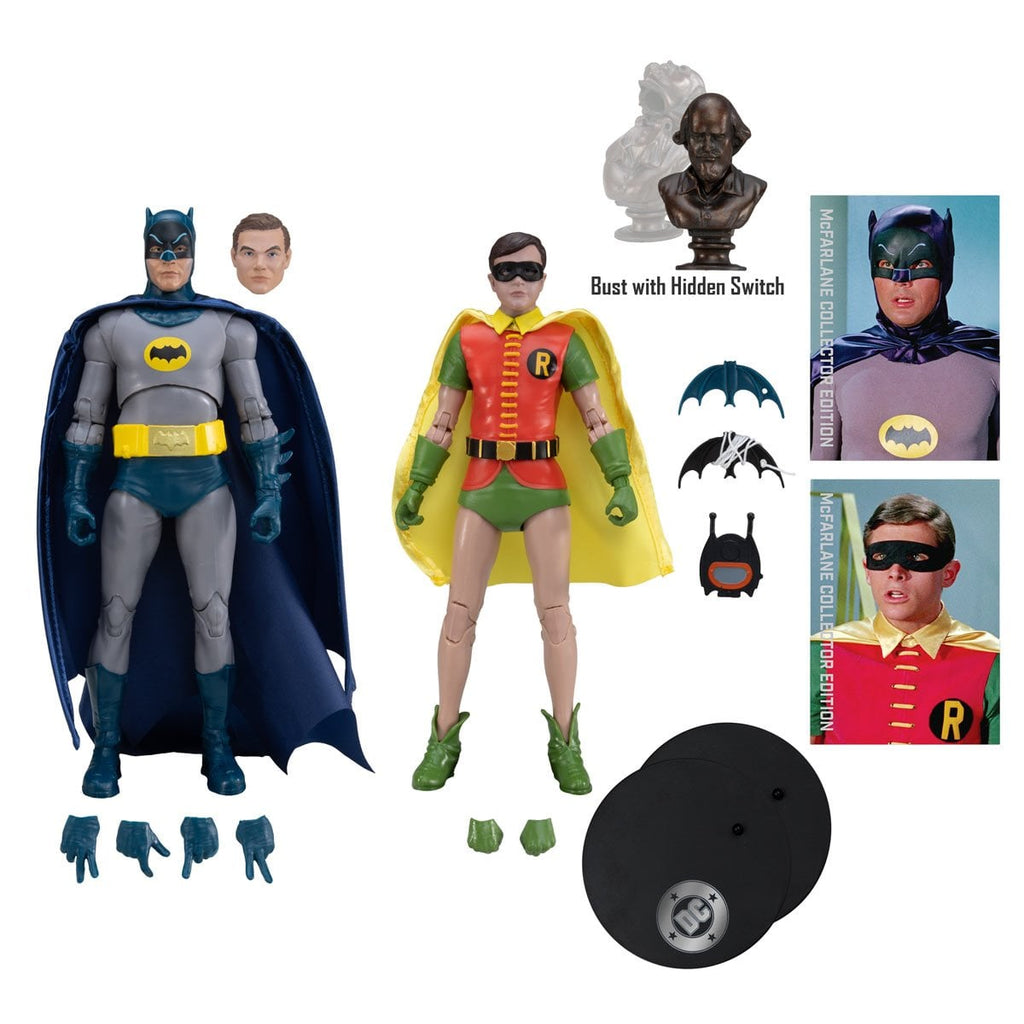 McFarlane Collector Edition #5 DC Multiverse Batman and Robin Batman Classic TV Series 7-Inch Action Figure 2-Pack