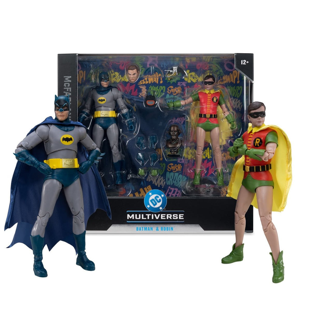 McFarlane Collector Edition #5 DC Multiverse Batman and Robin Batman Classic TV Series 7-Inch Action Figure 2-Pack