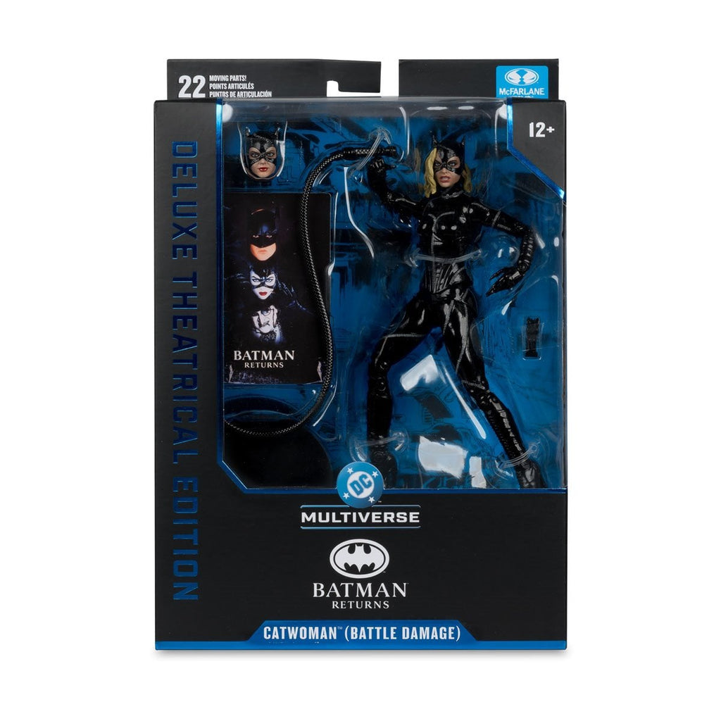 McFarlane DC Multiverse Deluxe Theatrical Edition Wave 5 Batman Returns Battle Damaged Catwoman 7-Inch Scale Action Figure