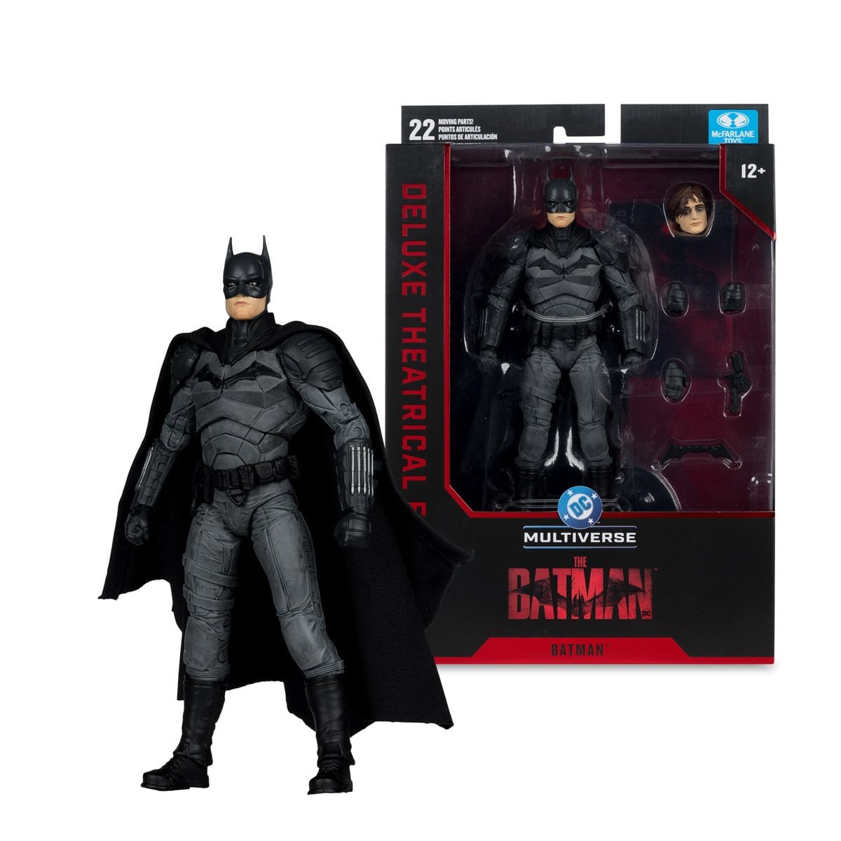 McFarlane DC Multiverse Deluxe Theatrical Edition Wave 5 The Batman 2022 Batman 7-Inch Scale Action Figure