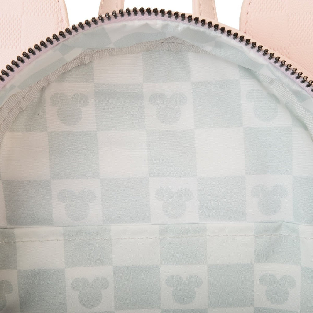 Loungefly Disney Minnie Ear Checkerboard Mini Backpack
