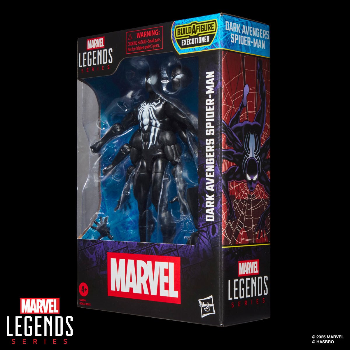 Marvel Legends Series Dark Avengers Spider-Man 6-Inch Action Figure (Executioner Build-A-Figure)