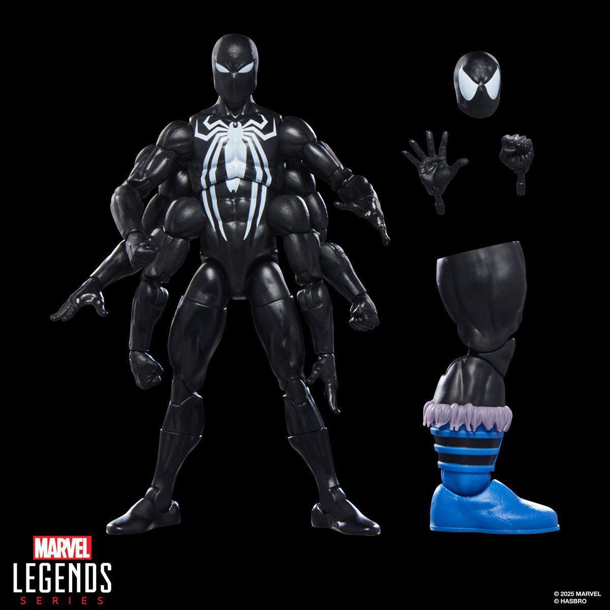 Marvel Legends Series Dark Avengers Spider-Man 6-Inch Action Figure (Executioner Build-A-Figure)