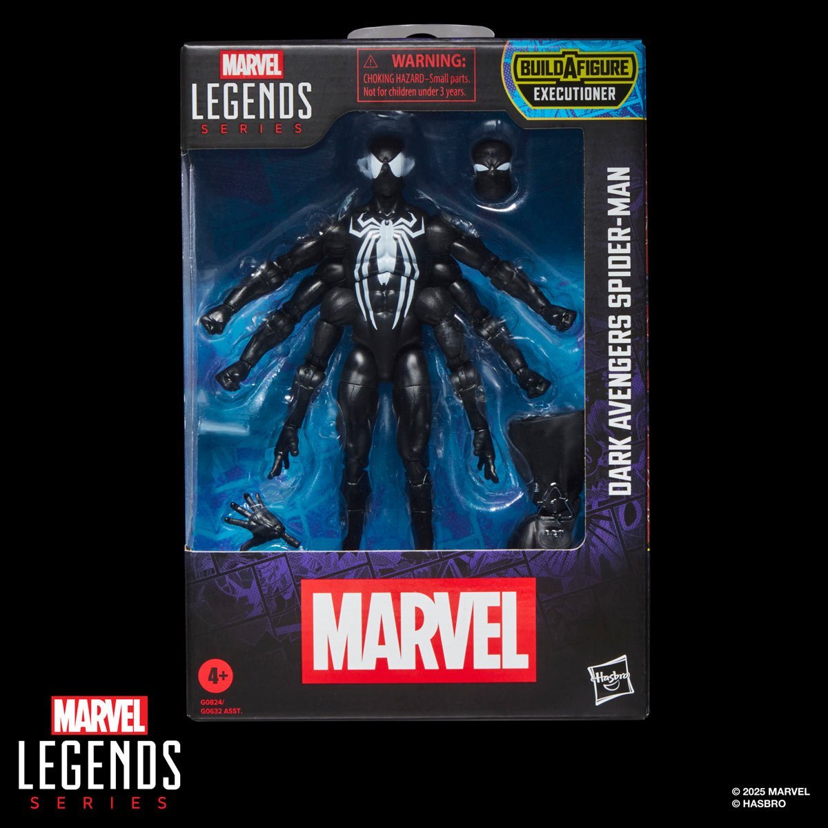 Marvel Legends Series Dark Avengers Spider-Man 6-Inch Action Figure (Executioner Build-A-Figure)