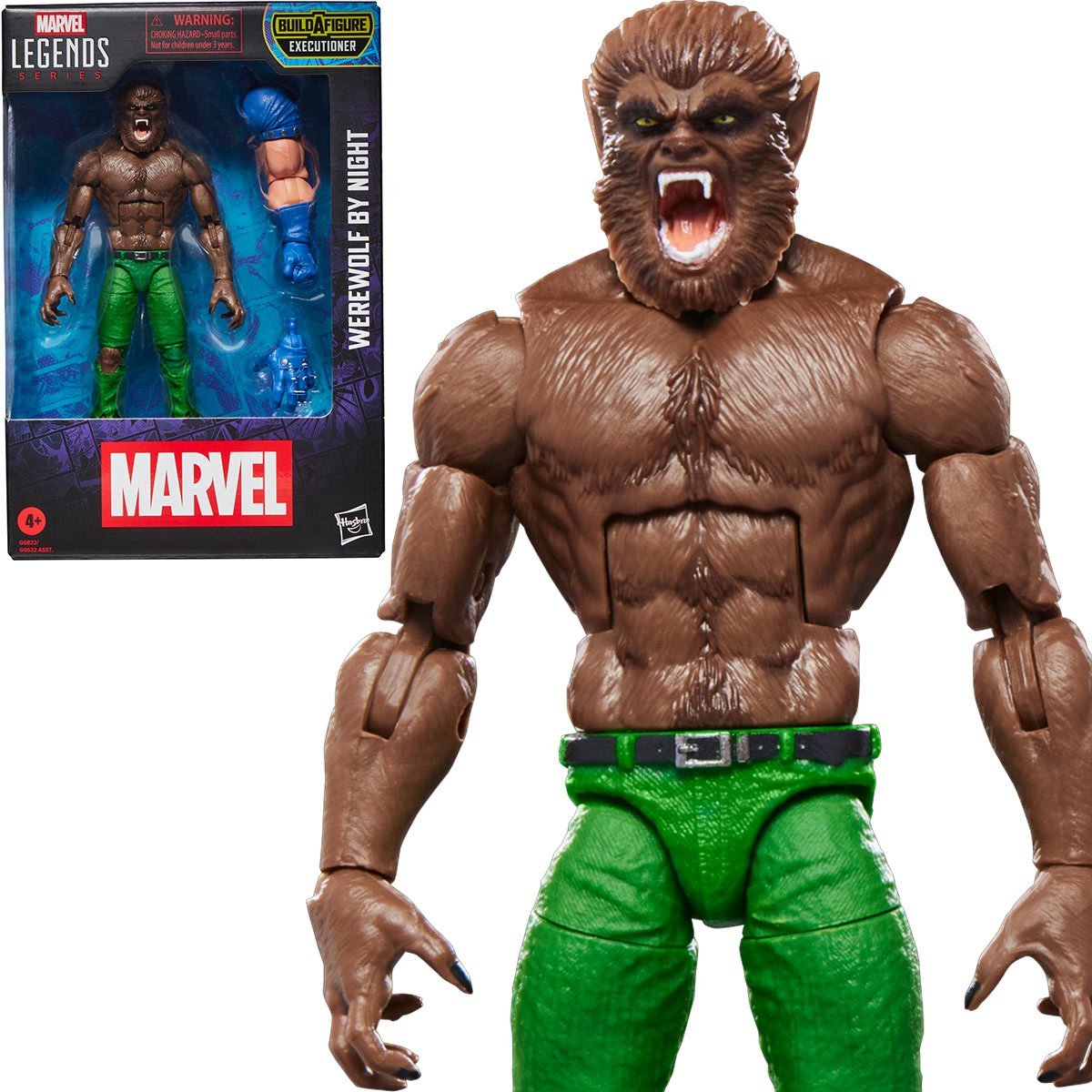 Marvel Legends Series Werewolf By Night 6-Inch Action Figure (Executioner Build-A-Figure)