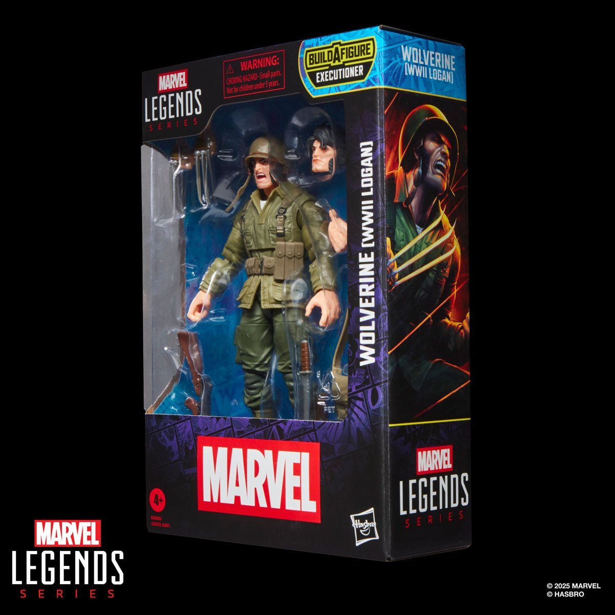 Marvel Legends Series Wolverine (WWII Logan) X-Men Comics 6-Inch Action Figure (Executioner Build-A-Figure)