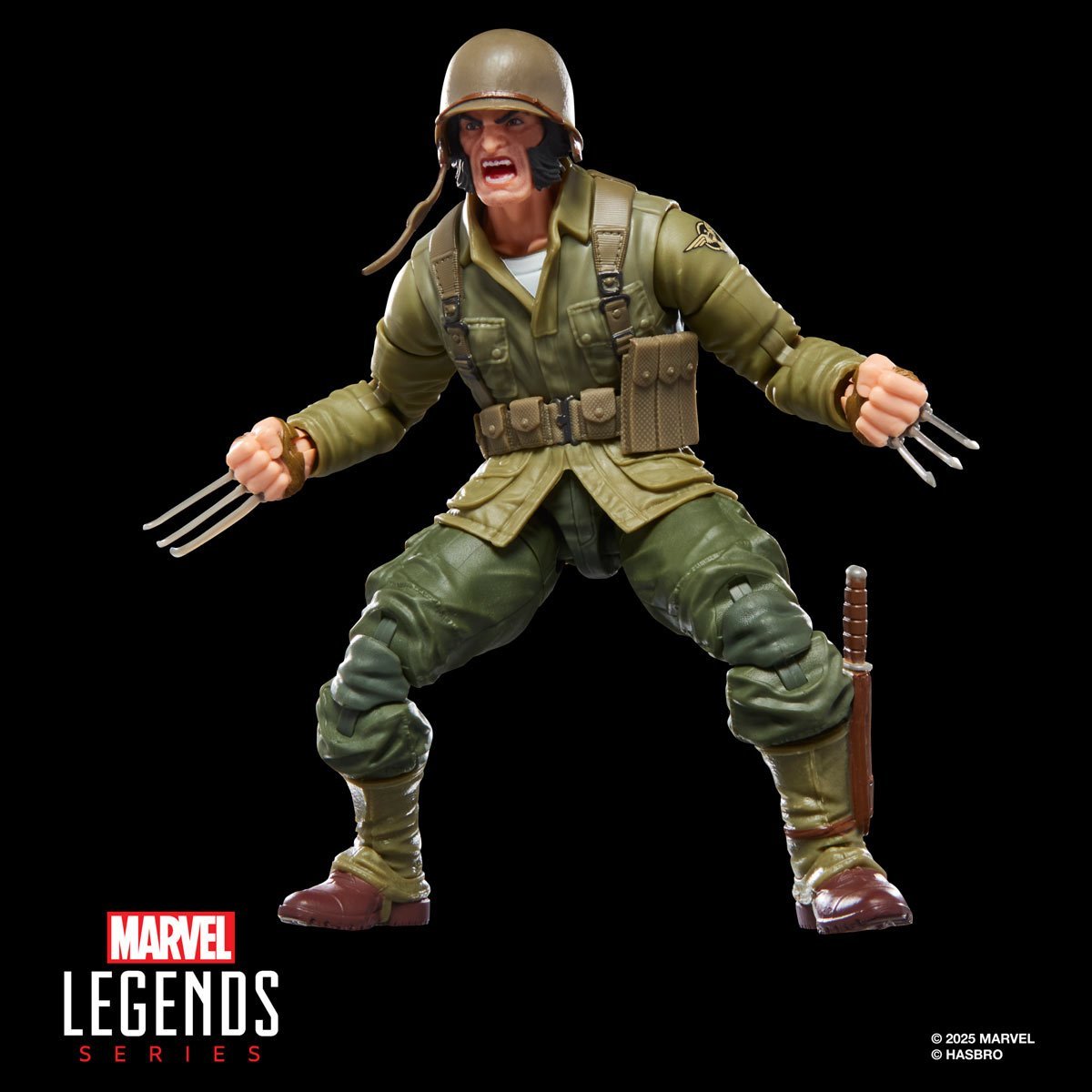 Marvel Legends Series Wolverine (WWII Logan) X-Men Comics 6-Inch Action Figure (Executioner Build-A-Figure)