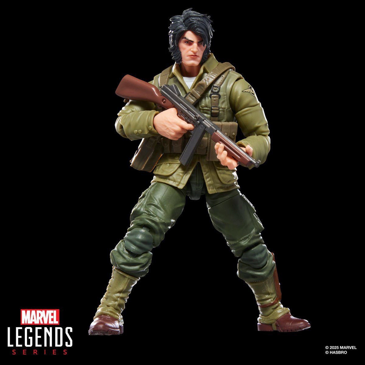 Marvel Legends Series Wolverine (WWII Logan) X-Men Comics 6-Inch Action Figure (Executioner Build-A-Figure)