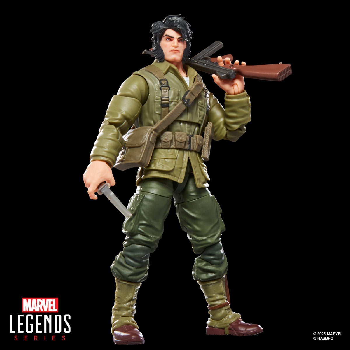 Marvel Legends Series Wolverine (WWII Logan) X-Men Comics 6-Inch Action Figure (Executioner Build-A-Figure)
