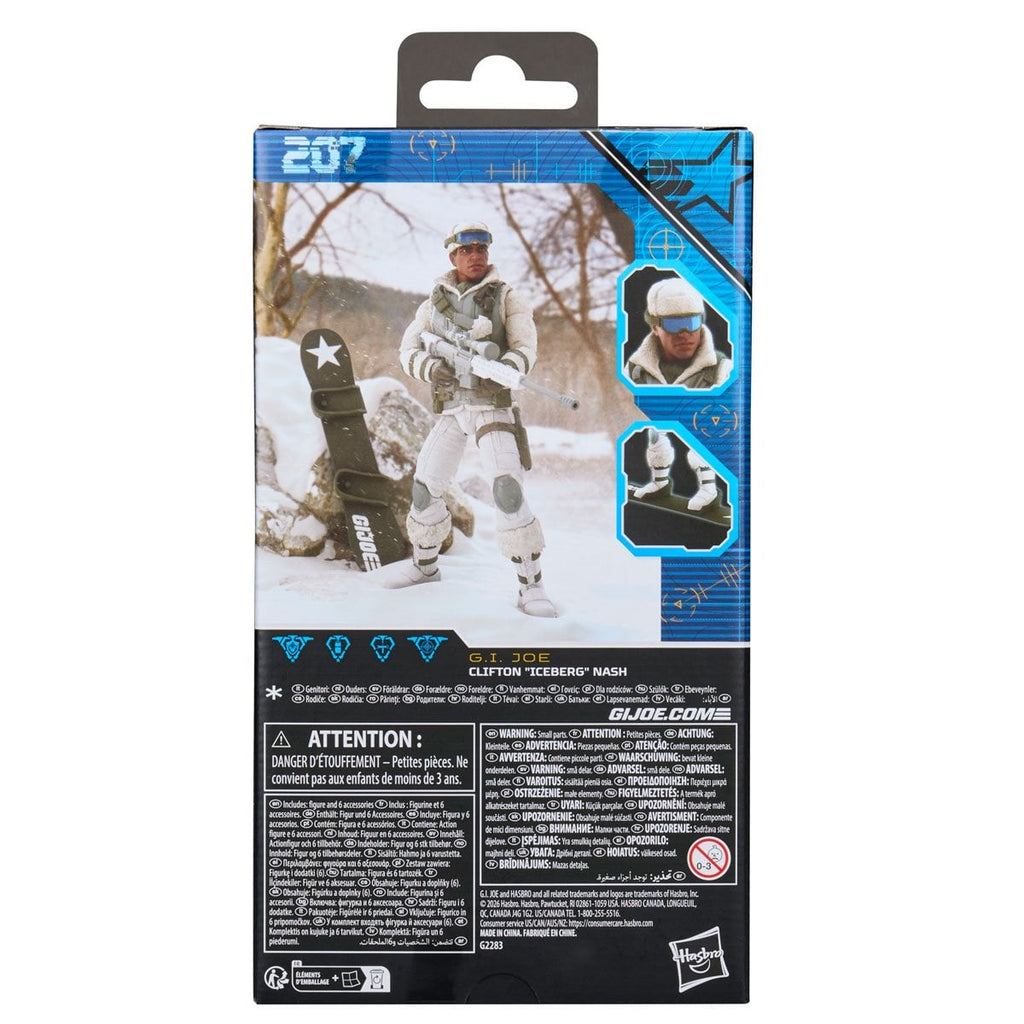 G.I. Joe Classified Series 207 Clifton Iceberg Nash 6-Inch Action Figure