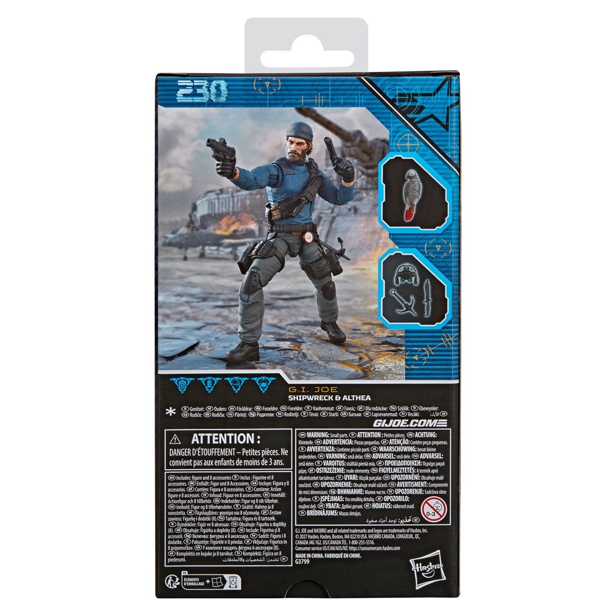 G.I. Joe Classified Series 230 Shipwreck and Althea 6-Inch Action Figure