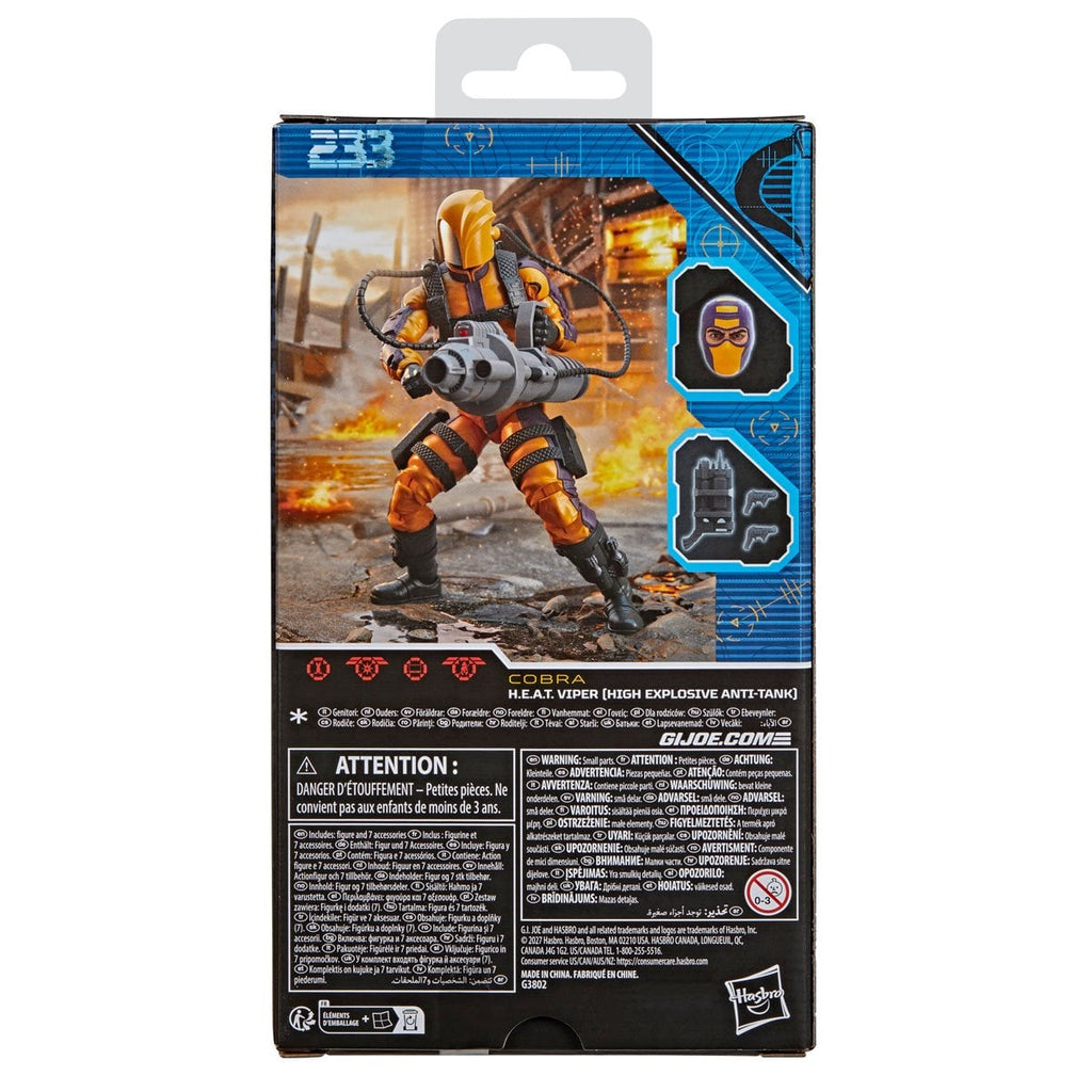 G.I. Joe Classified Series 253 H.E.A.T. Viper 6-Inch Action Figure
