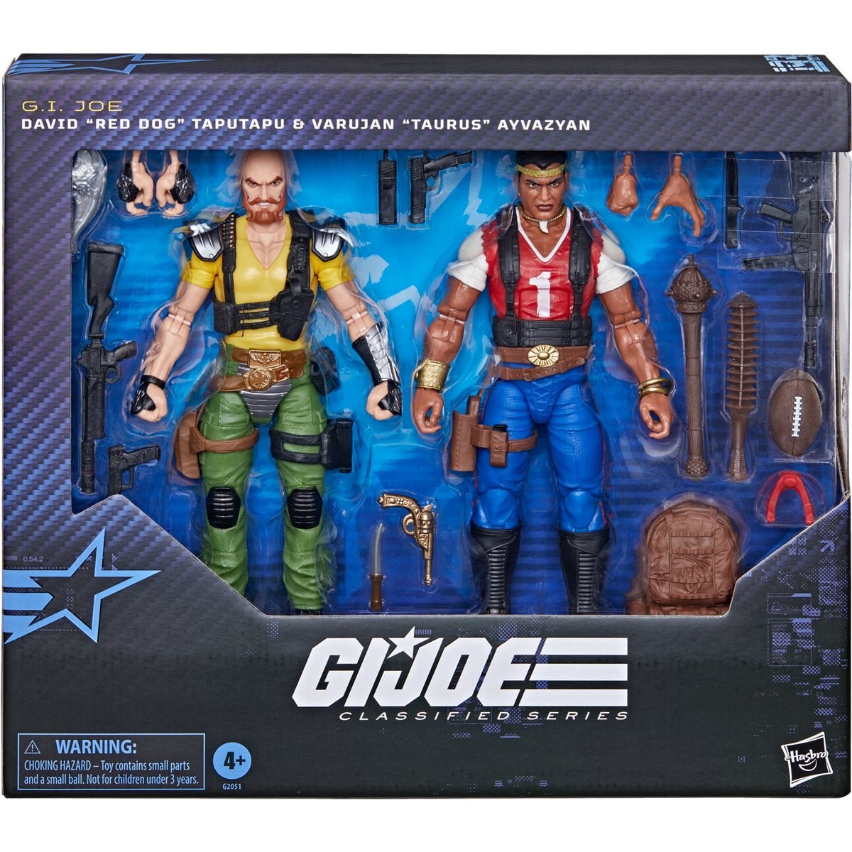 G.I. Joe Classified Series David Red Dog Taputapu & Varujan Taurus Ayvazyan 6-Inch Action Figures