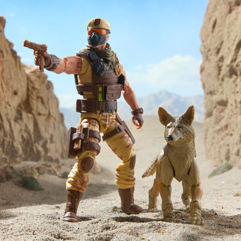 G.I. Joe Classified Series #217 Dusty & Coyote Sandstorm 6-Inch Action Figure and Pet
