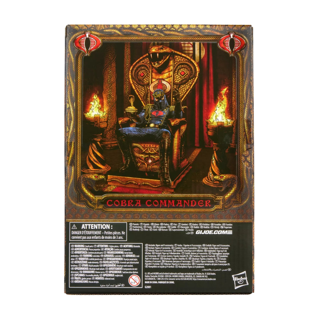 G.I. Joe Classified Series #221, Cobra Commander (Dress Uniform and Throne)