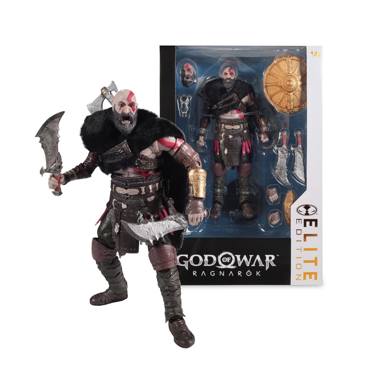McFarlane Elite Edition #18 God of War Ragnarok Kratos 7-Inch Deluxe Action Figure