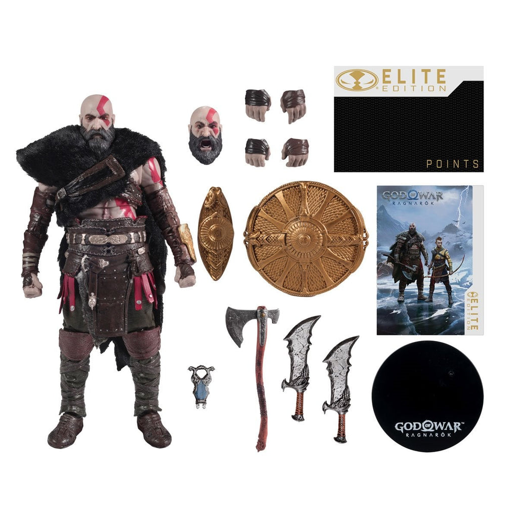 McFarlane Elite Edition #18 God of War Ragnarok Kratos 7-Inch Deluxe Action Figure