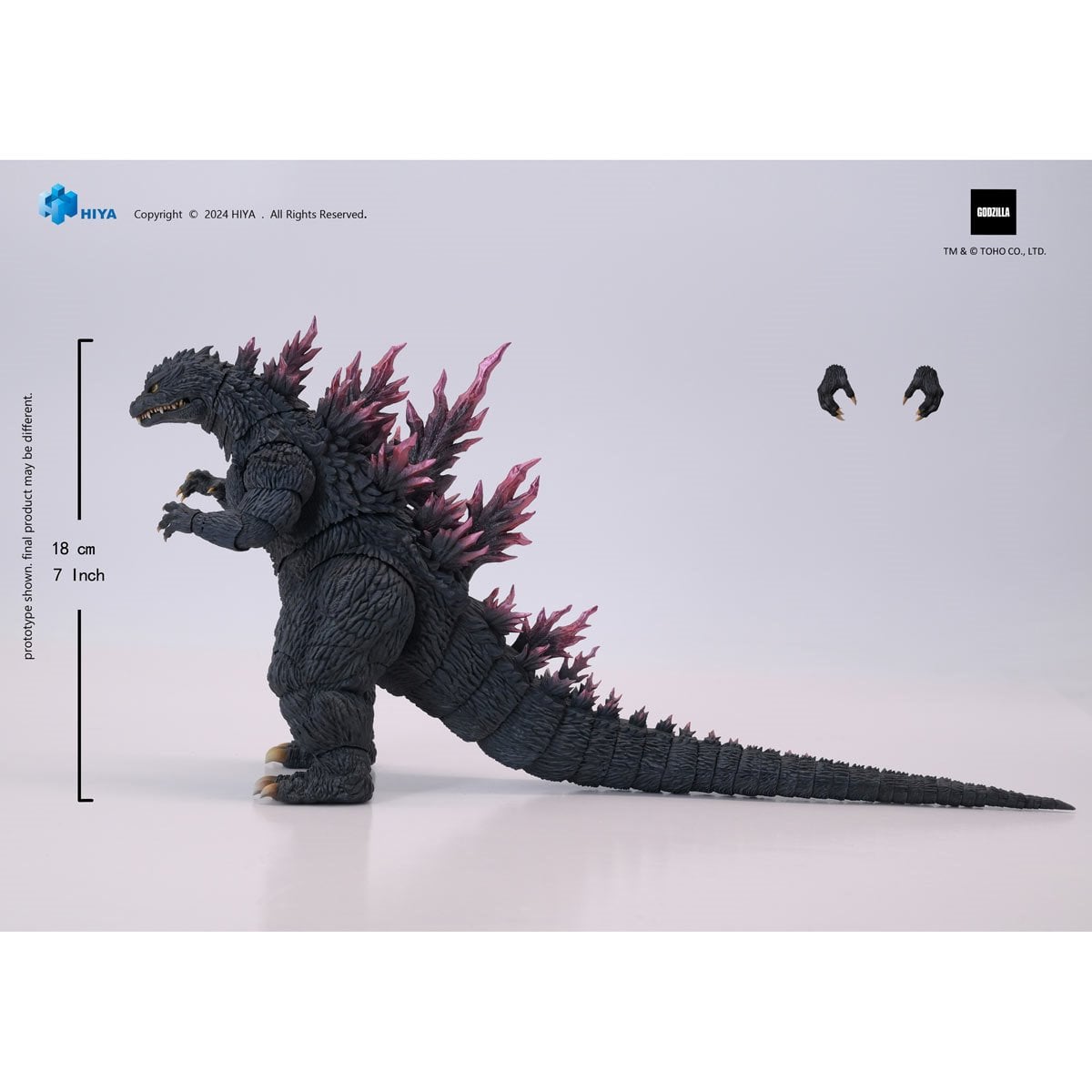 Hiya Toys Godzilla 2000 Millennium Exquisite Basic Godzilla Action Figure