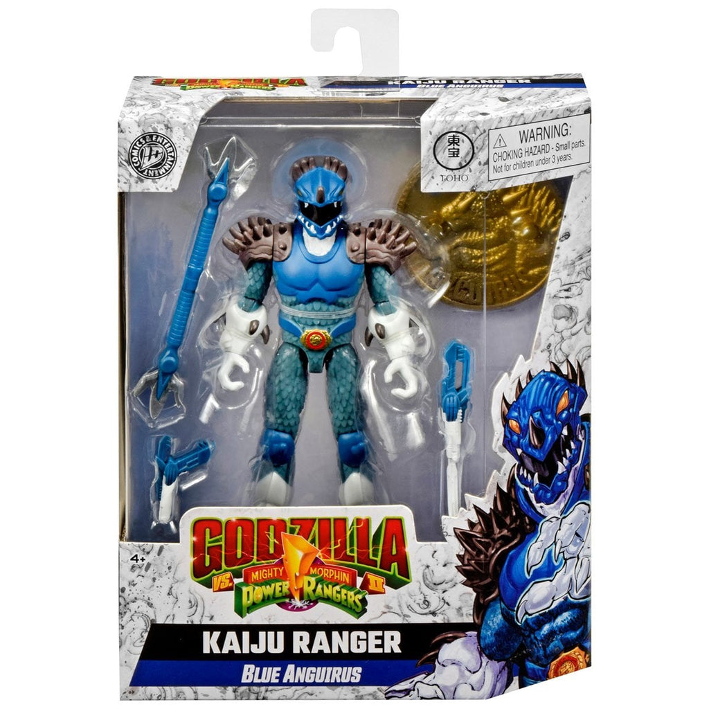 Godzilla vs. The Mighty Morphin Power Rangers Blue Anguirus Kaiju Ranger Action Figure