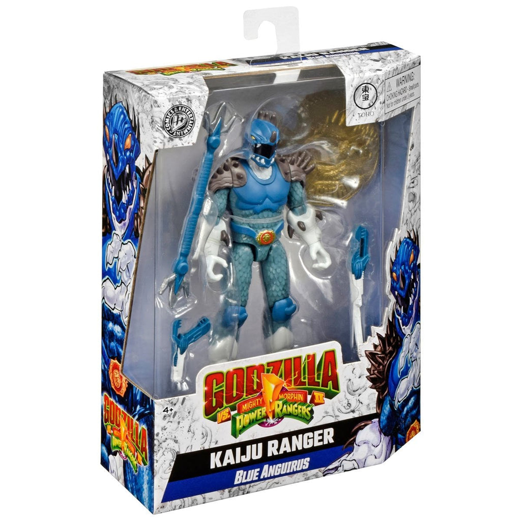 Godzilla vs. The Mighty Morphin Power Rangers Blue Anguirus Kaiju Ranger Action Figure