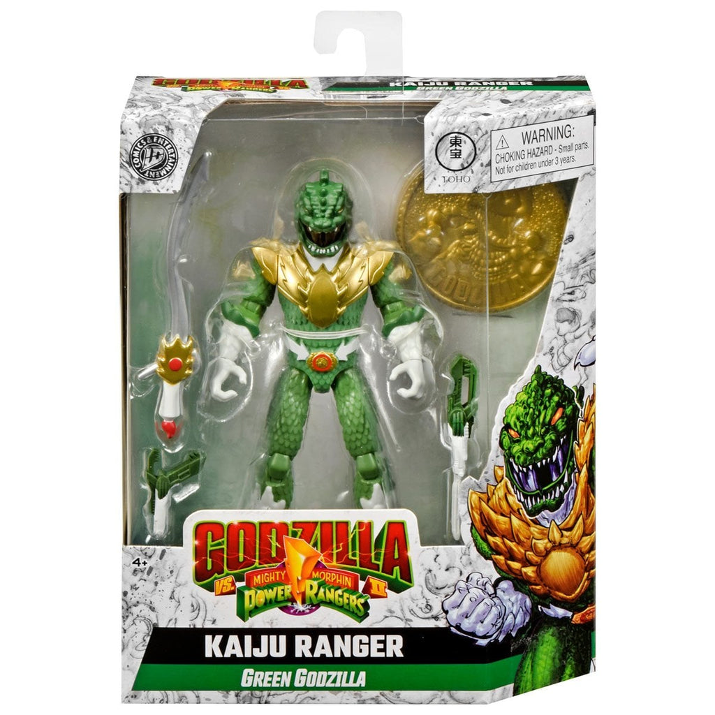 Godzilla vs. The Mighty Morphin Power Rangers Green Godzilla Kaiju Ranger Action Figure