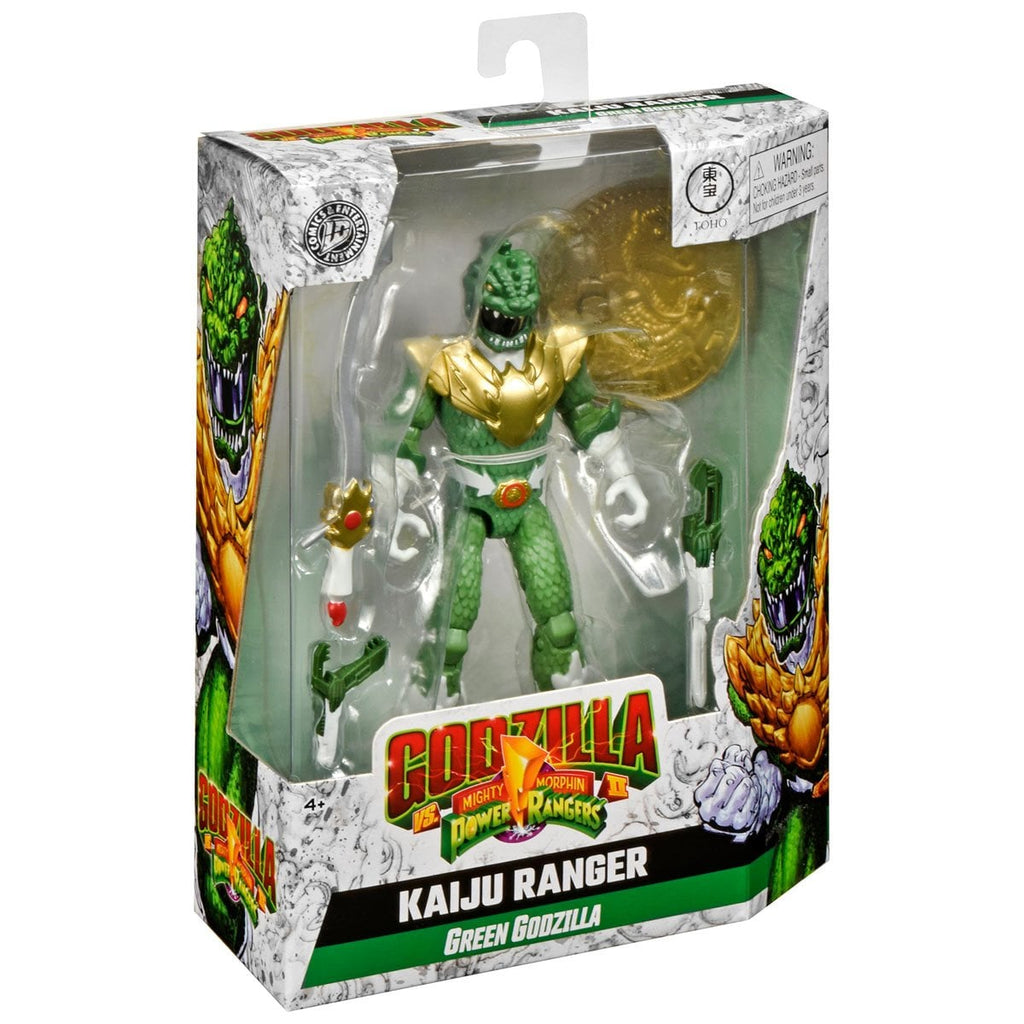 Godzilla vs. The Mighty Morphin Power Rangers Green Godzilla Kaiju Ranger Action Figure