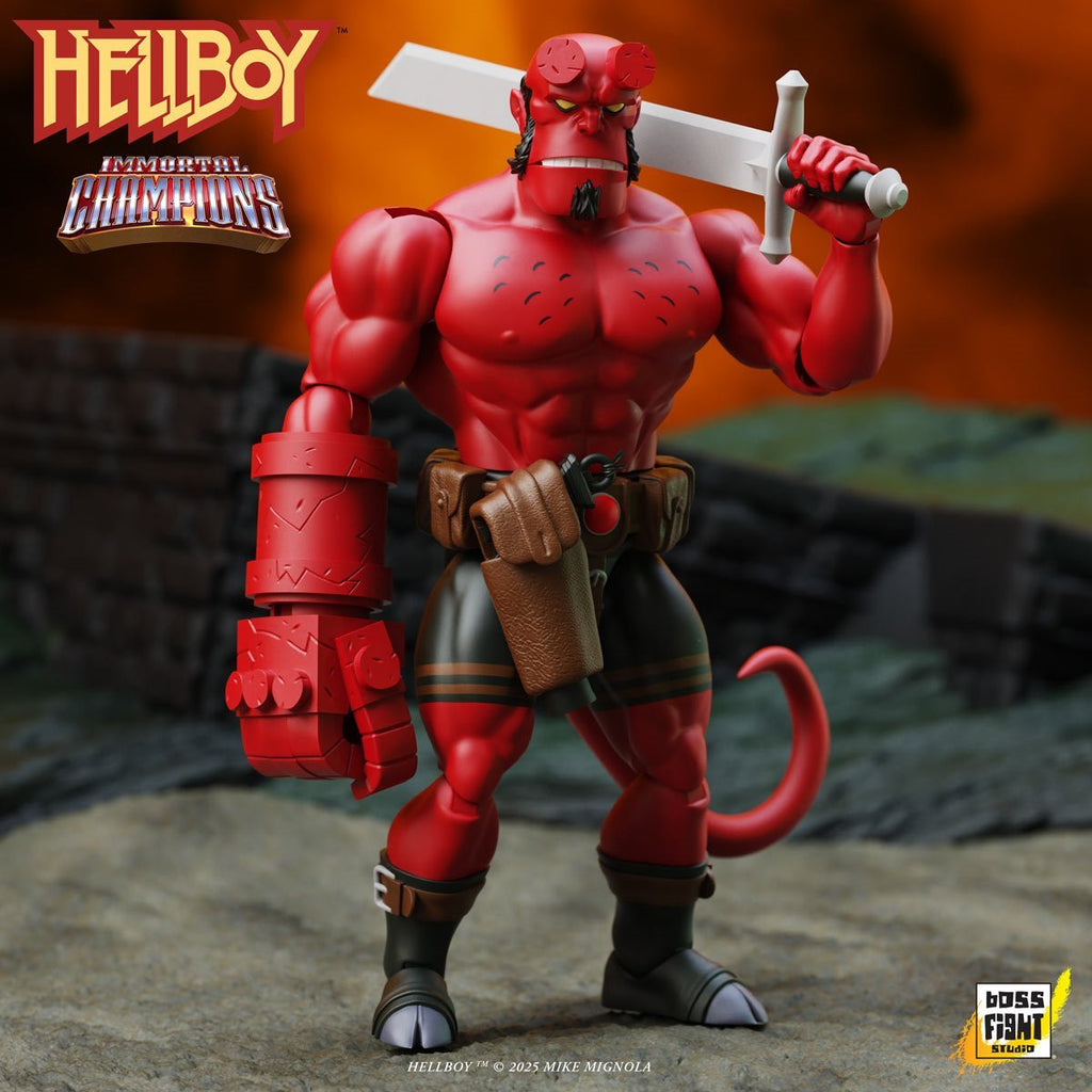Hellboy Immortal Champions Retro Action Figure, Boss Fight Studio